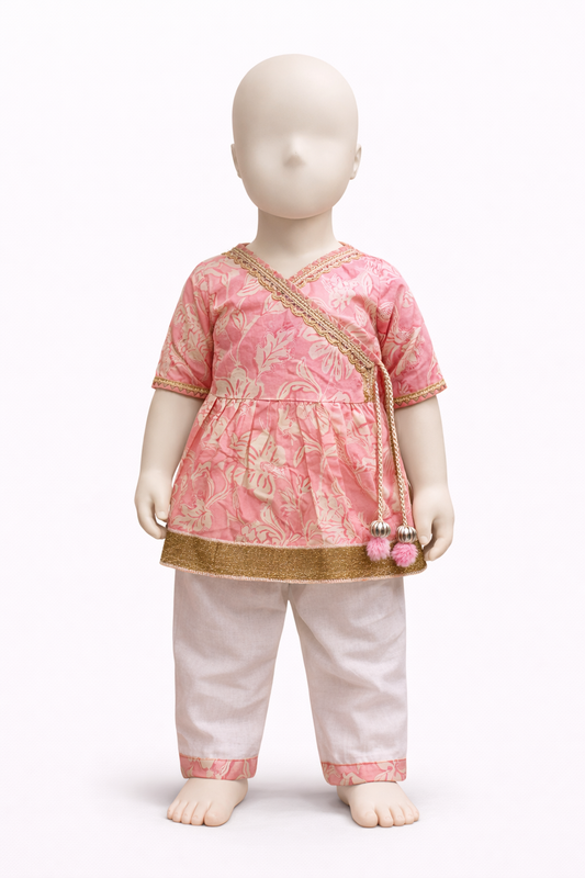 Blush Petal Kurti Set