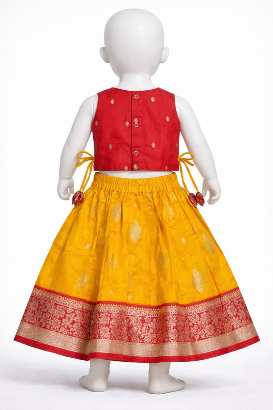 Kesari Kumkum Pavadai Set