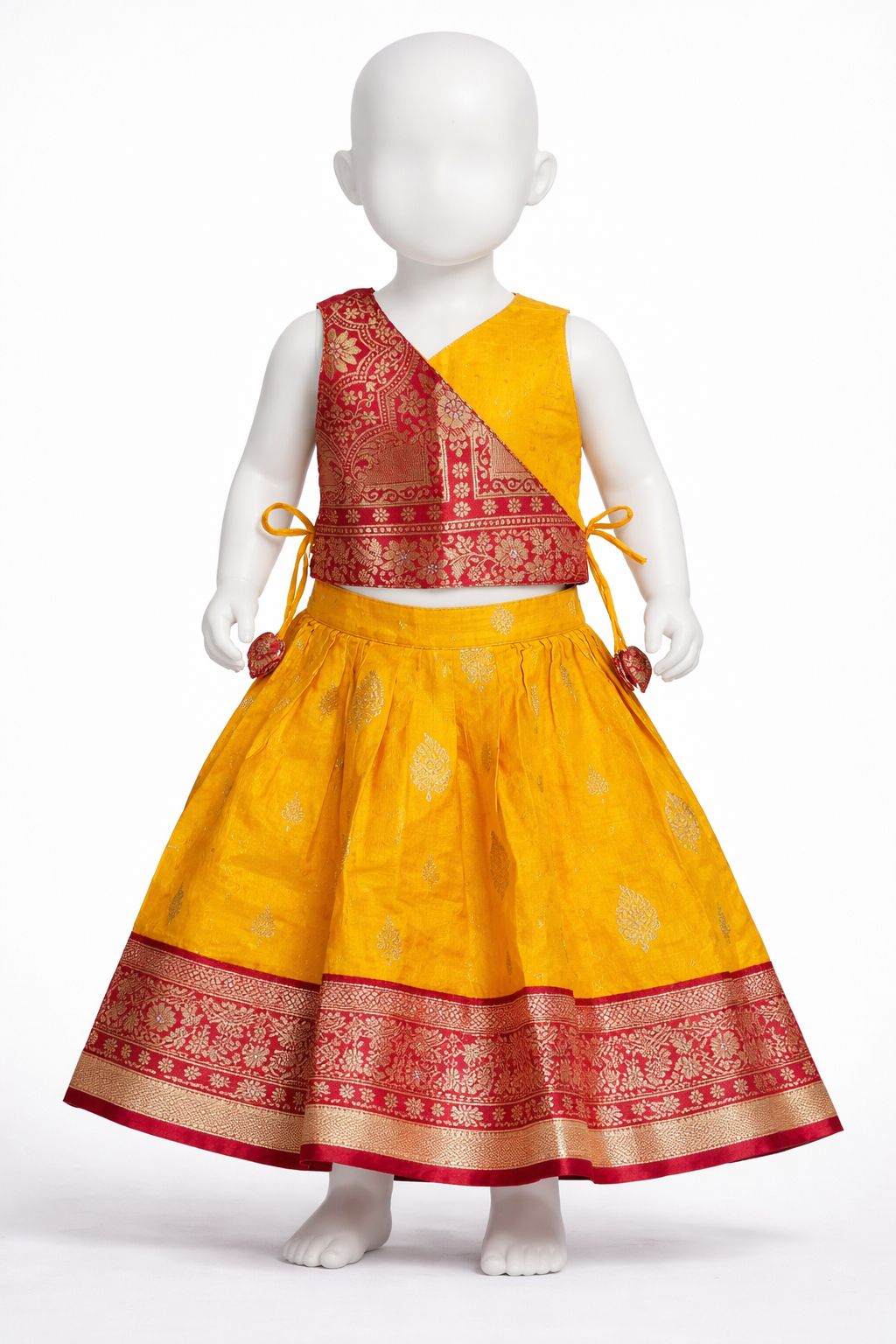 Kesari Kumkum Pavadai Set