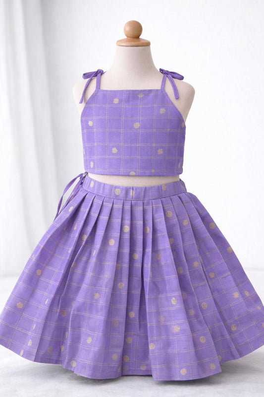 Lavender Purple Skirt and Top