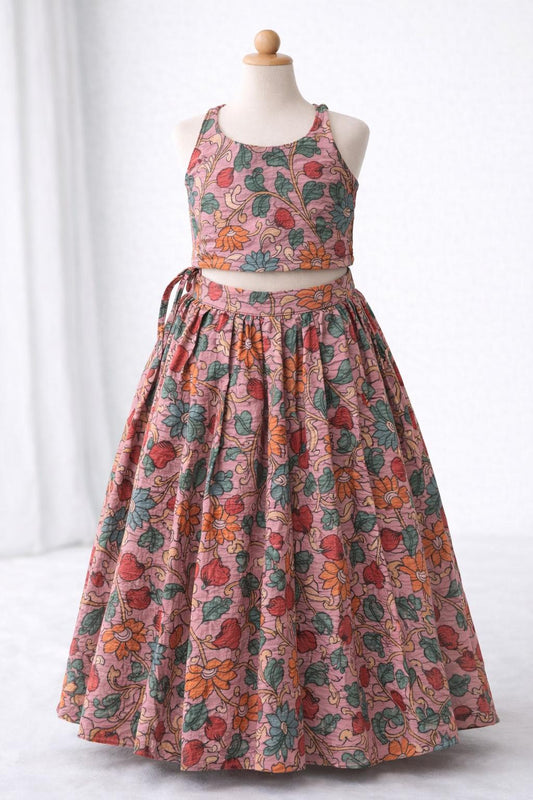 Vintage Garden Skirt and Back Tie Top