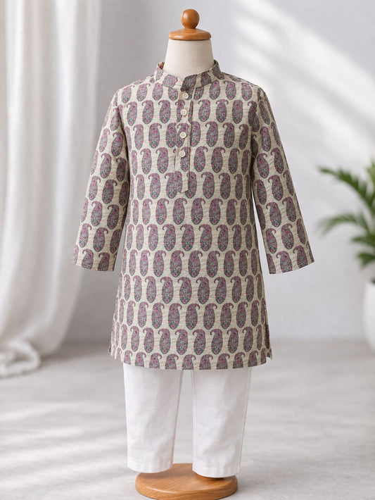Vintage Paisley Kurta