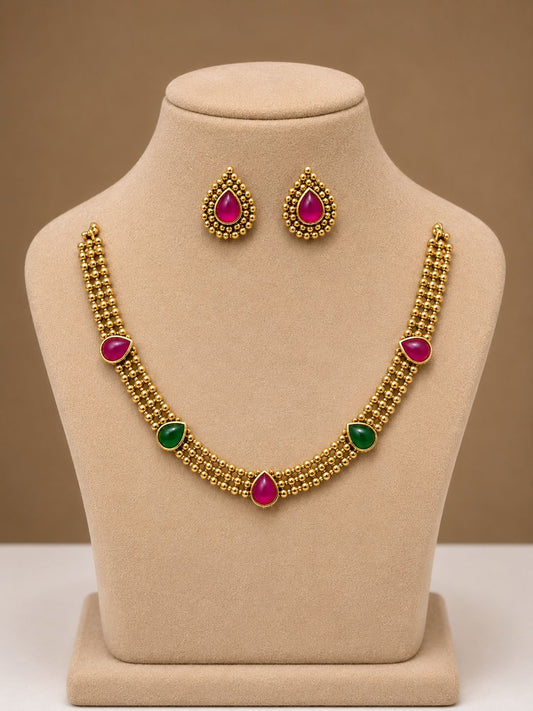 Antique Necklace Gold Plating
