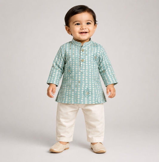 Cloud Dots Kurta Set
