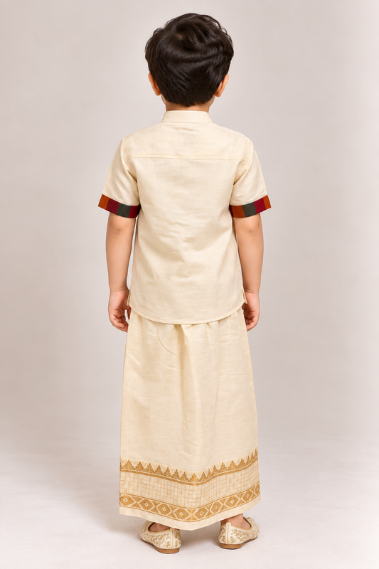 Navarasa Kurta Vesti Set