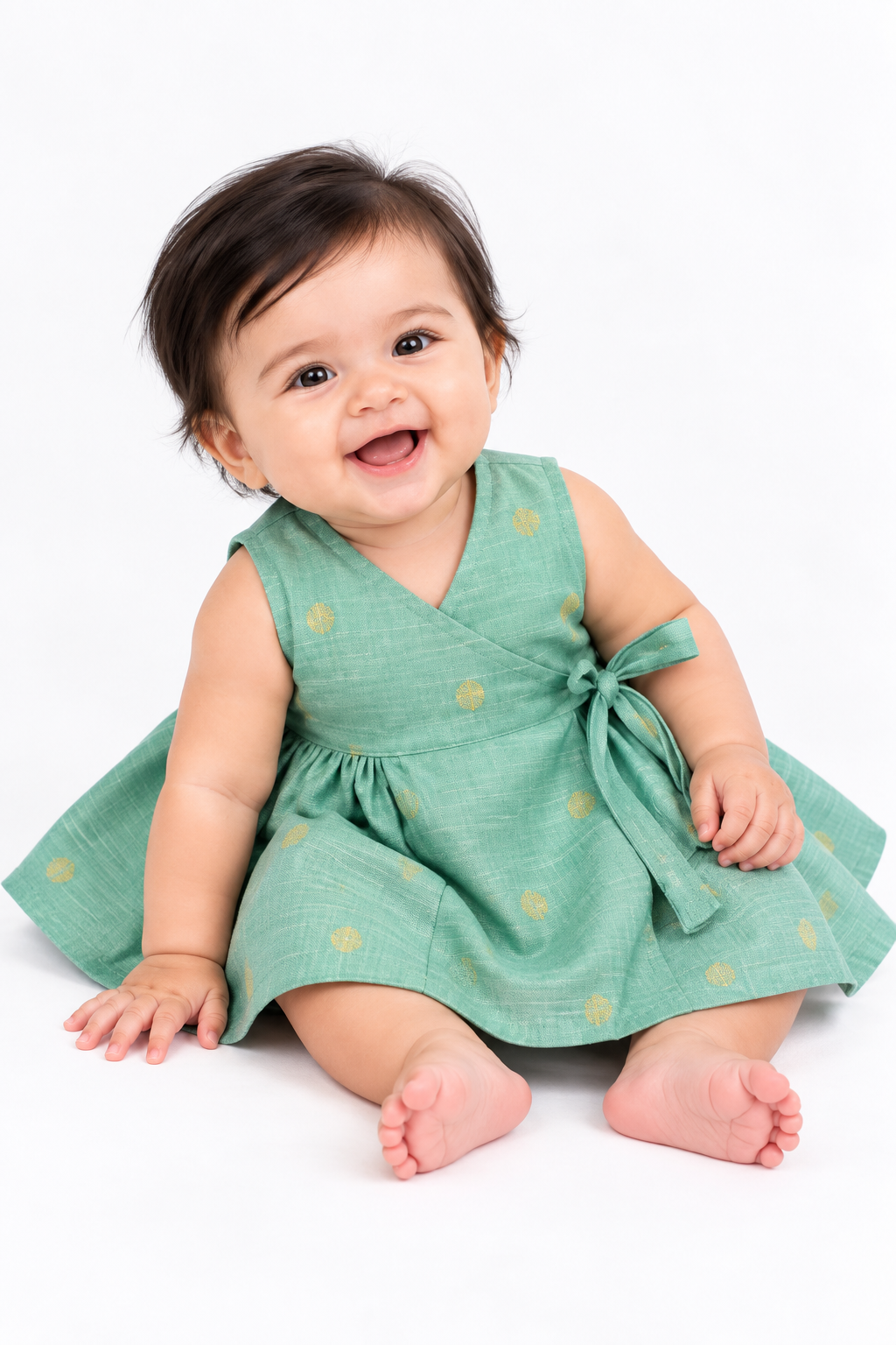 Mint Green Butta Frock