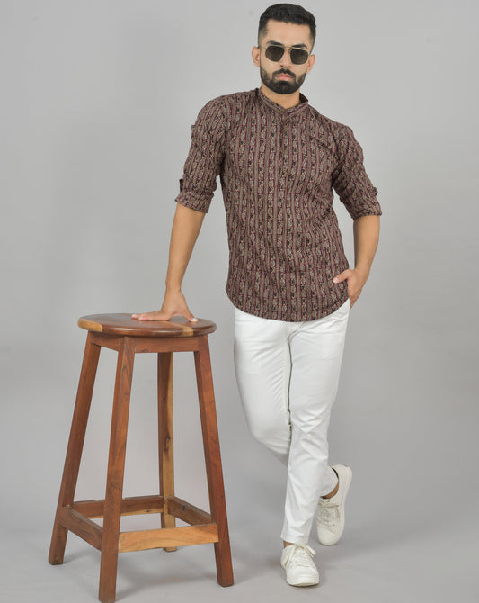 Maroon Venus Short Kurta