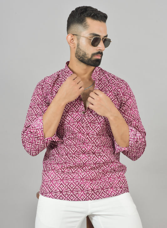 Ootha Kolam Short Kurta