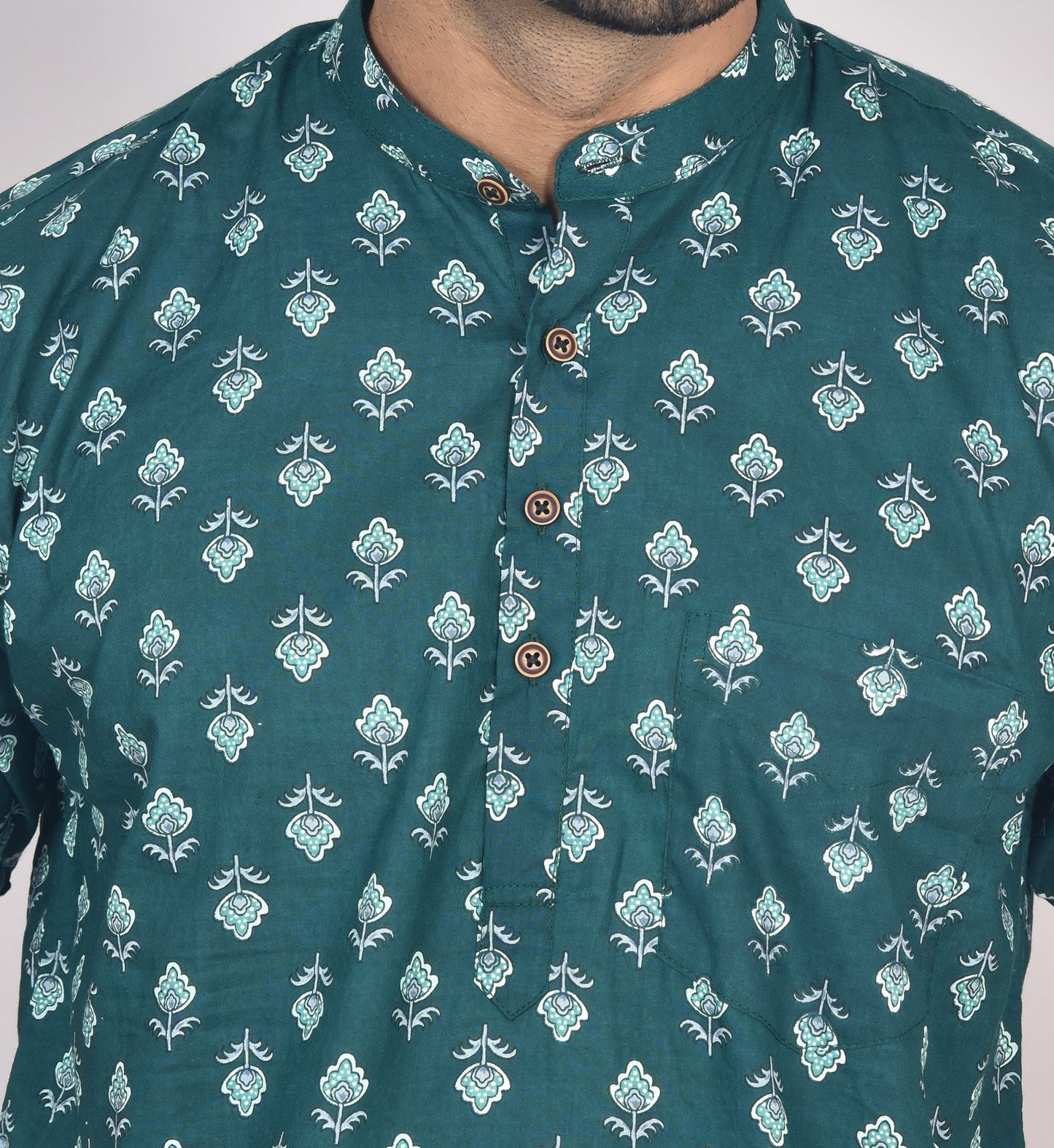 Forest Thulasi Short Sleeves Kurta