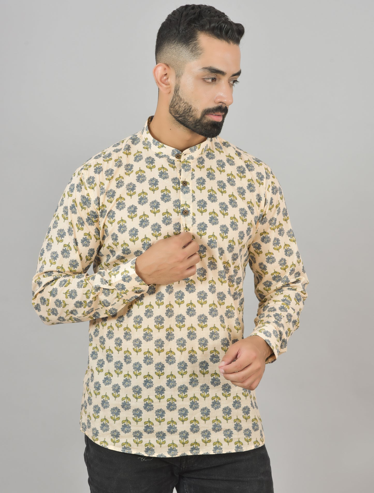 Poovae Sarung Short Kurta