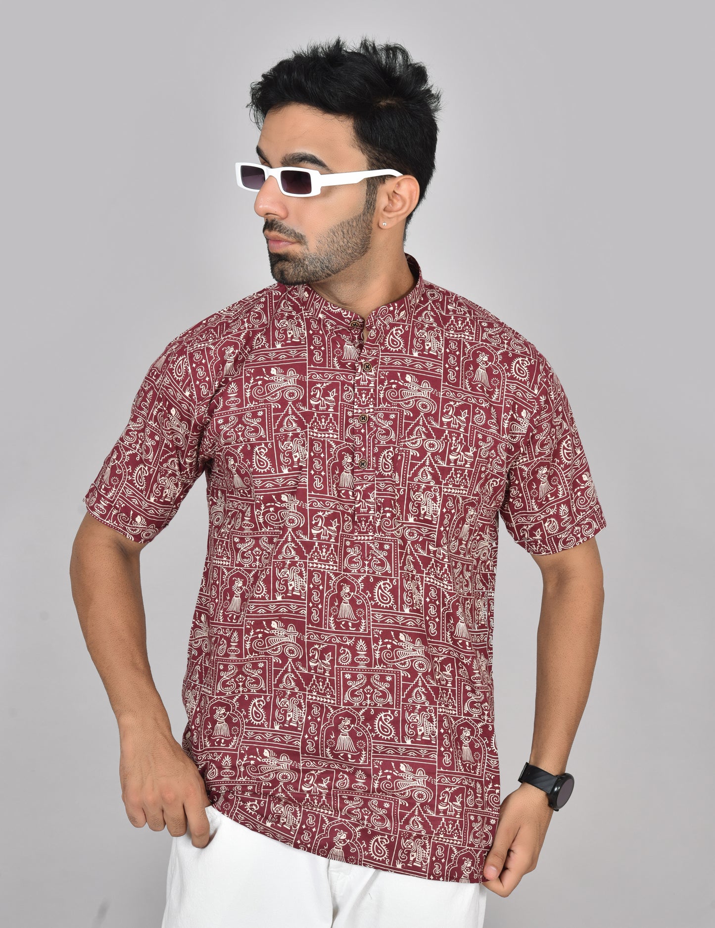 Egyptu Rani Short Sleeves Kurta