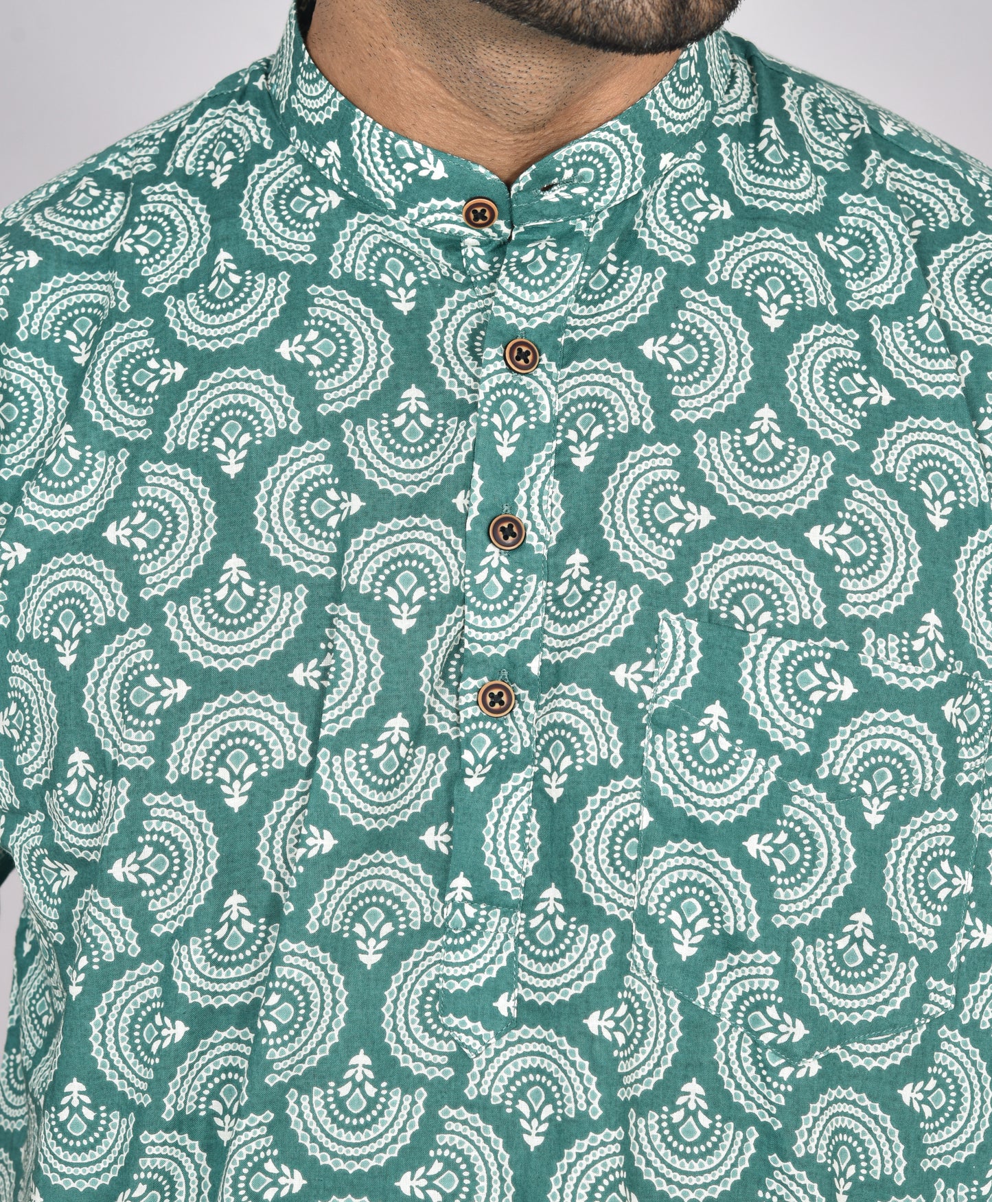 Pachai Mayil Short Sleeves Kurta