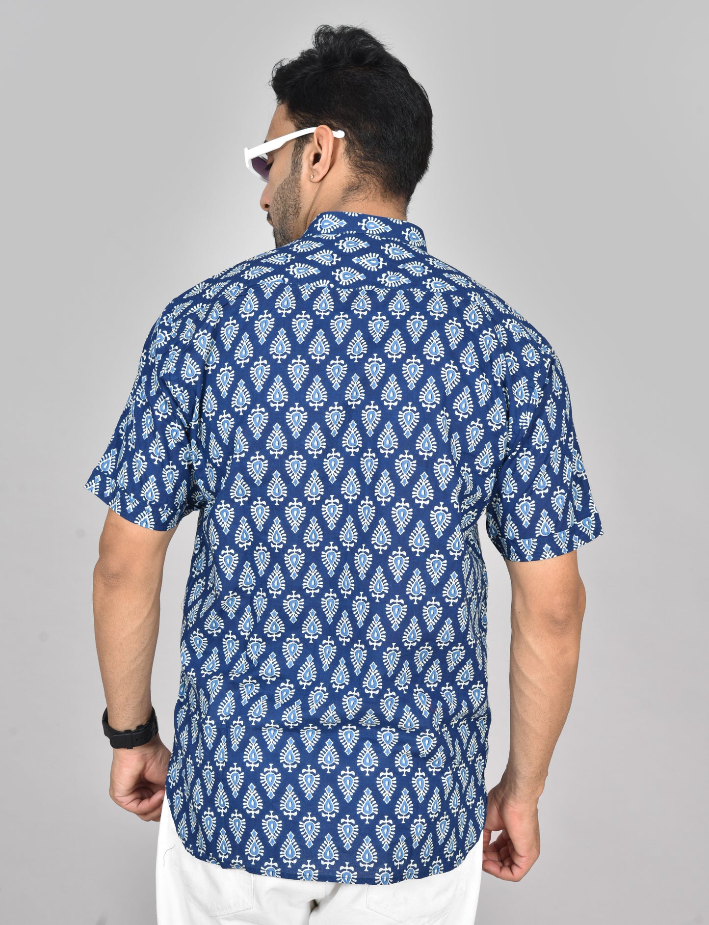 Kadal Neelam Short Sleeves Kurta