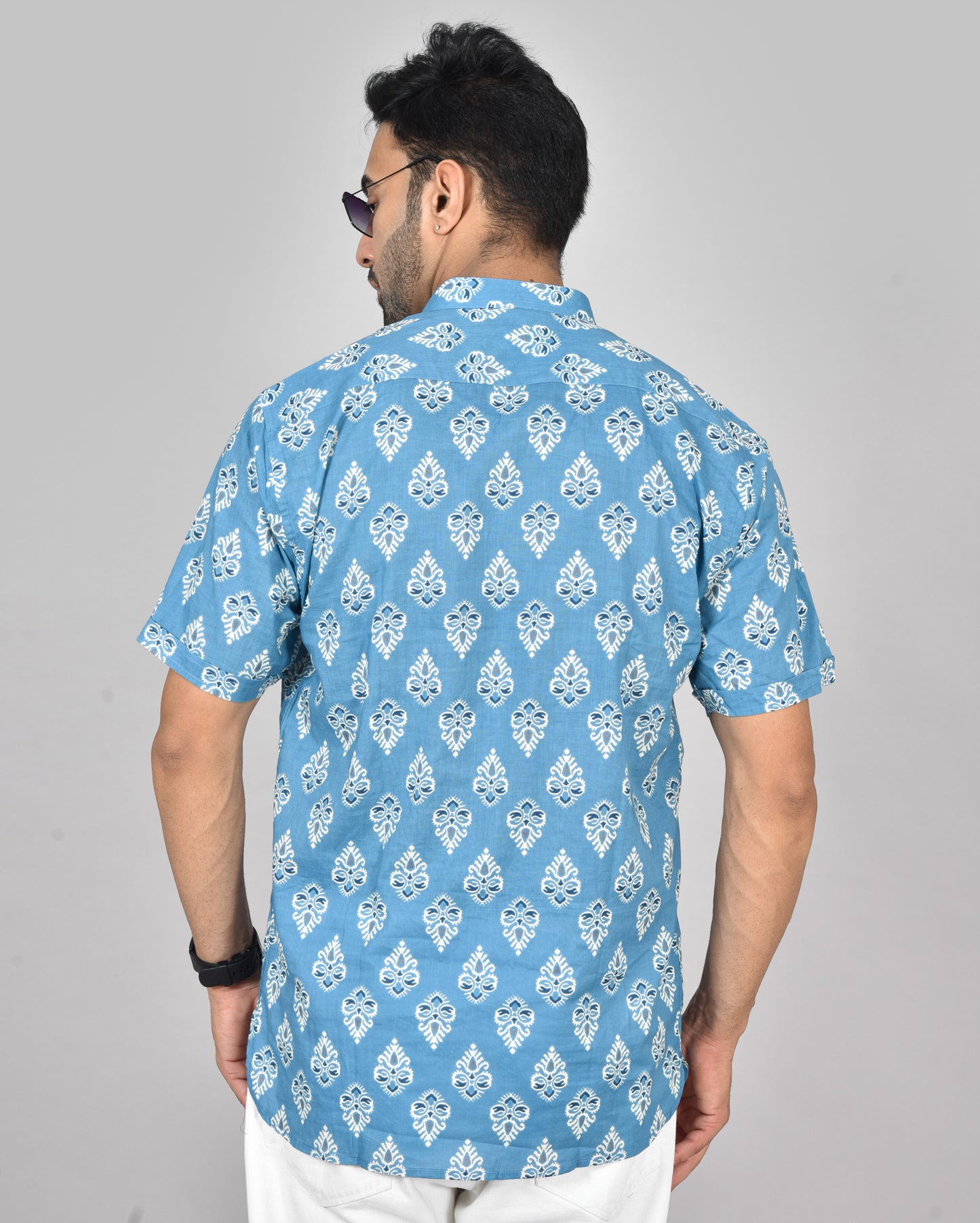 Neelampadam Short Sleeves Kurta