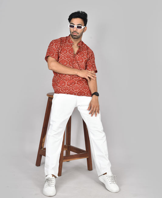 Sivapukodi Short Sleeves Kurta