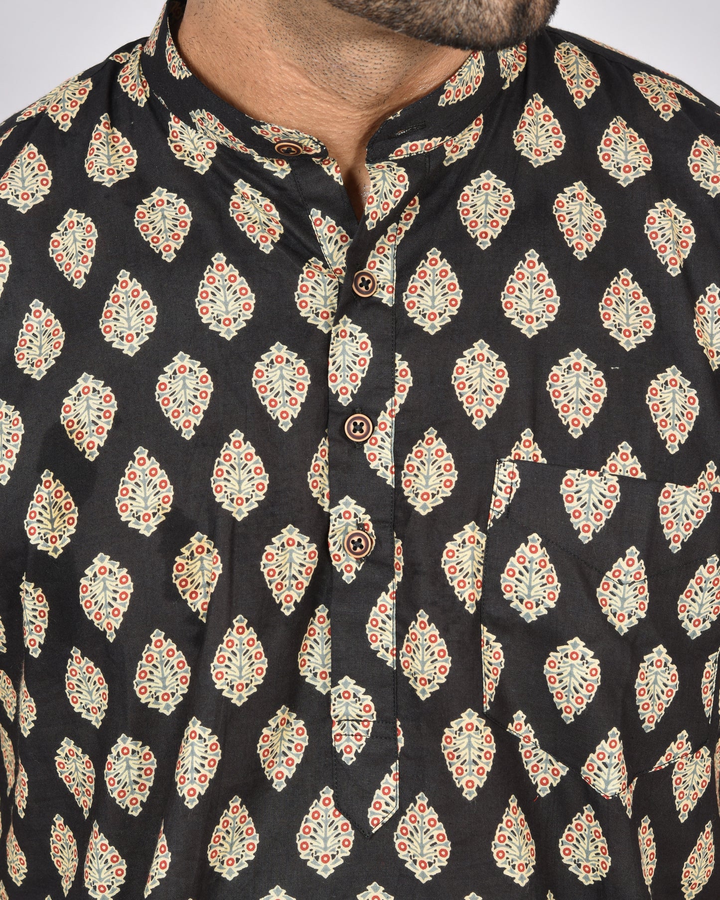 Black Friday Short Sleeves Kurta