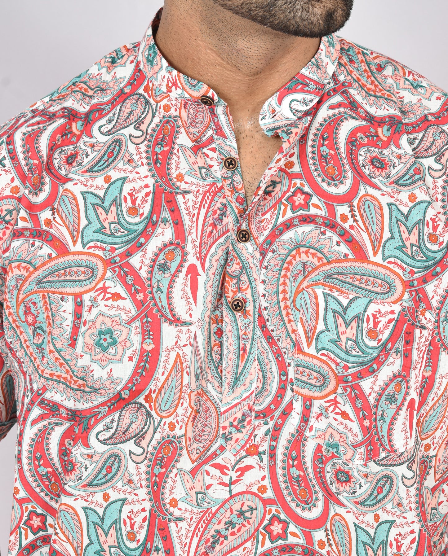 Jaipur Poovae Short Sleeves Kurta