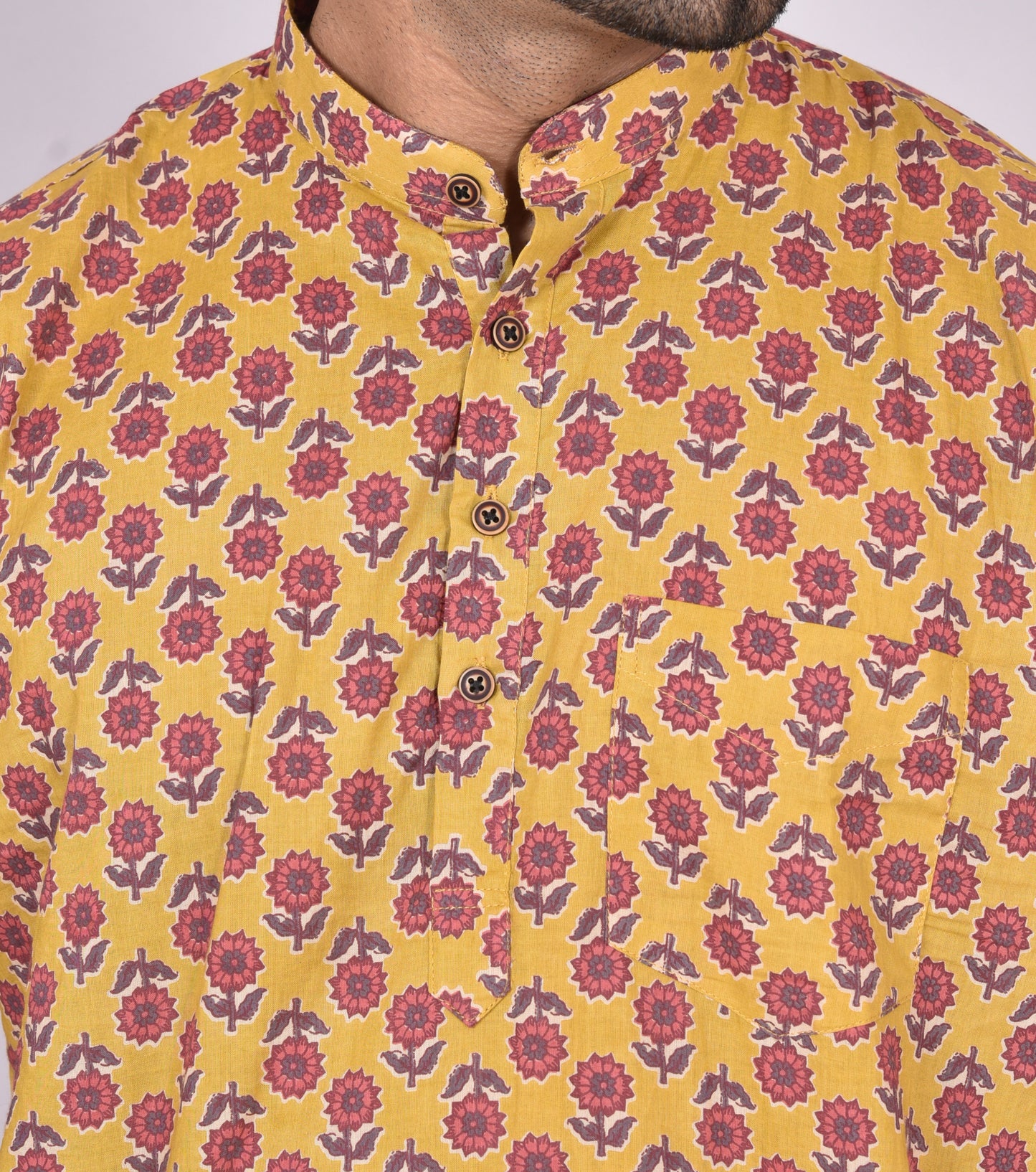 Suriya Gandhi Short Sleeves Kurta