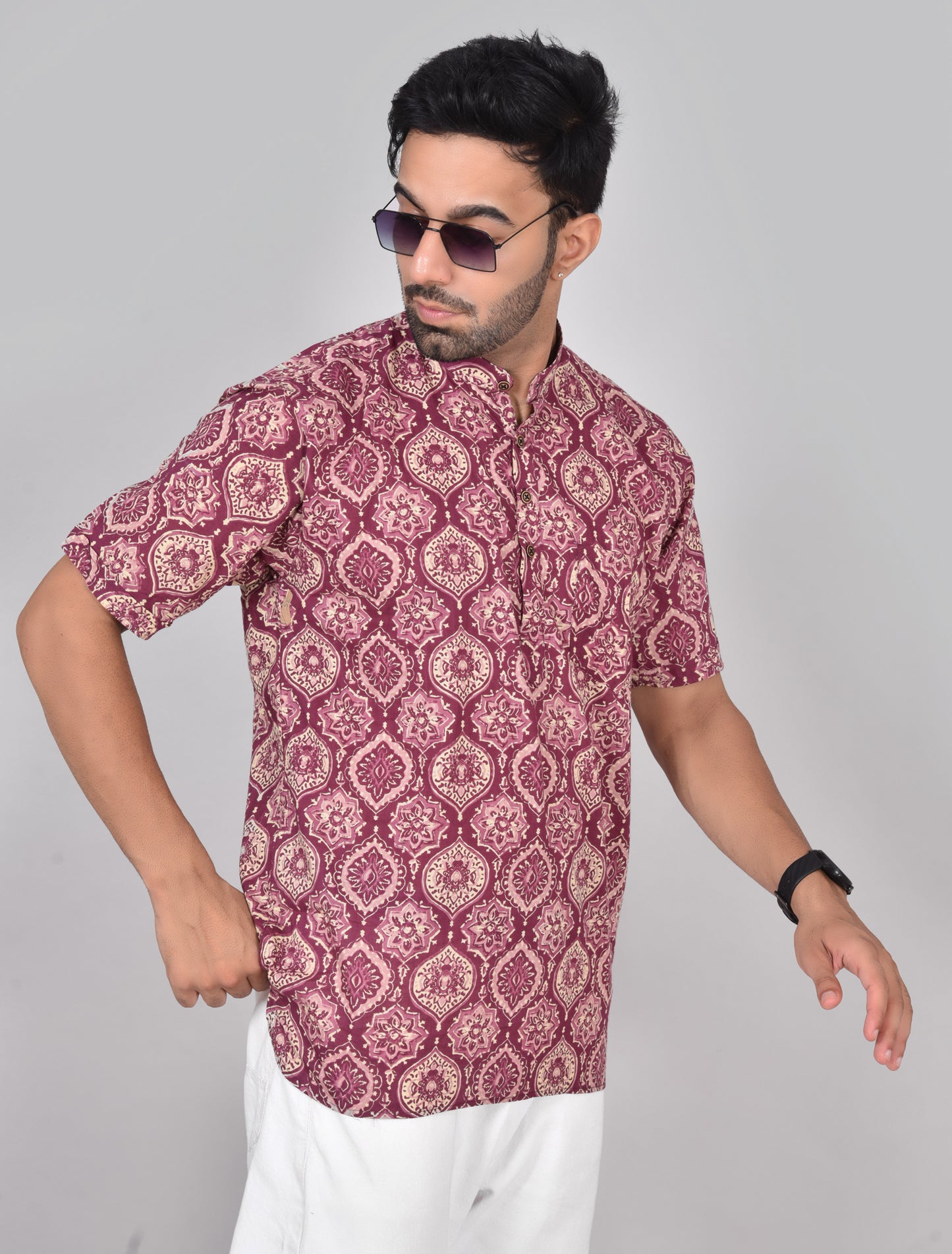 Kathiripoo Short Sleeves Kurta