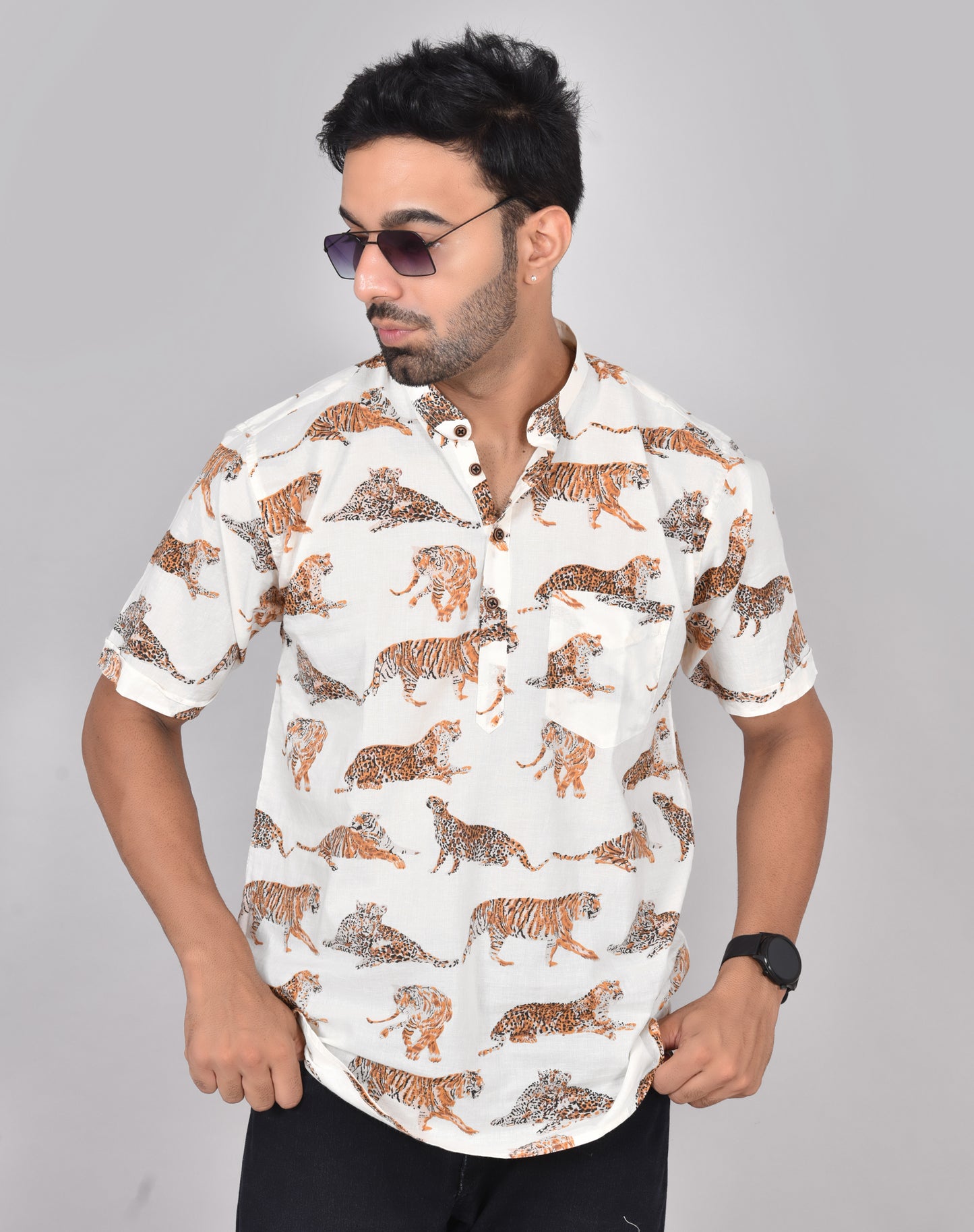 TIGERRR Short Sleeves Kurta