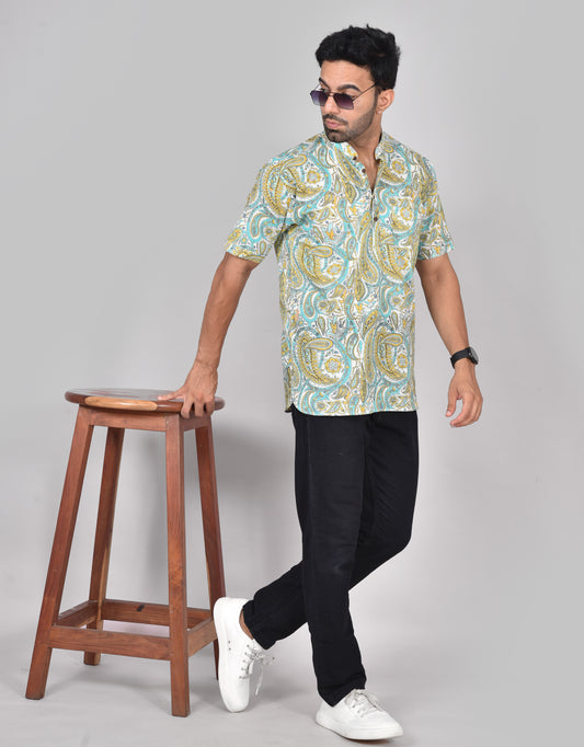 Oviya Variya Short Sleeves Kurta