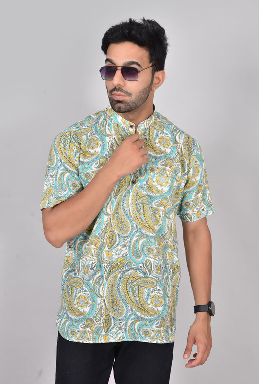 Oviya Variya Short Sleeves Kurta