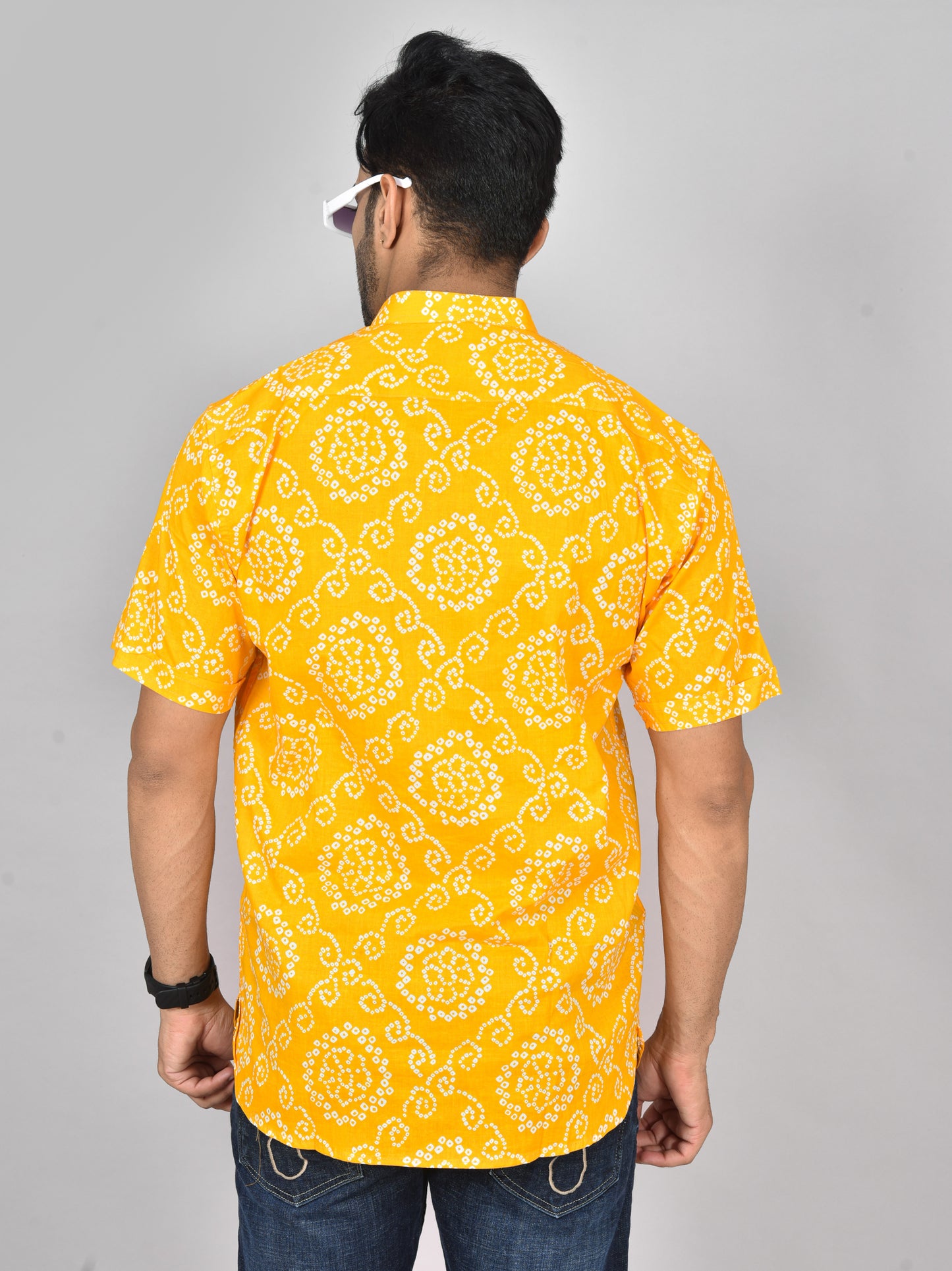 Haldi Vastram Short Sleeves Kurta