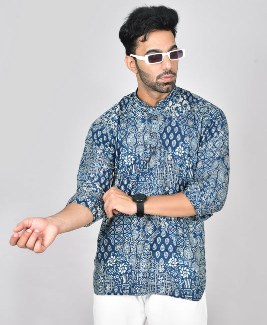 Indigo Oviyam Long Sleeves Kurta