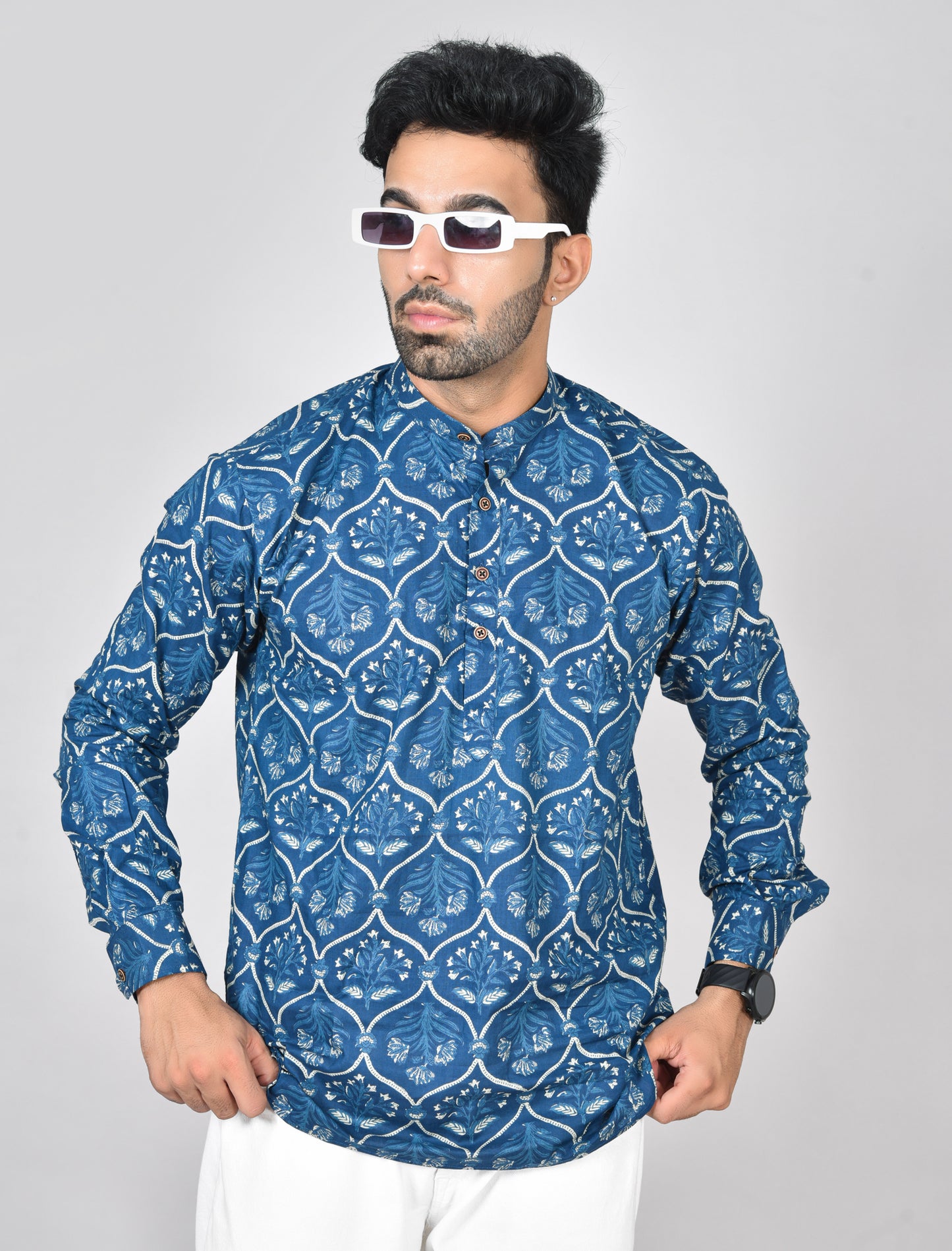 Neelakodi Long Sleeves Kurta