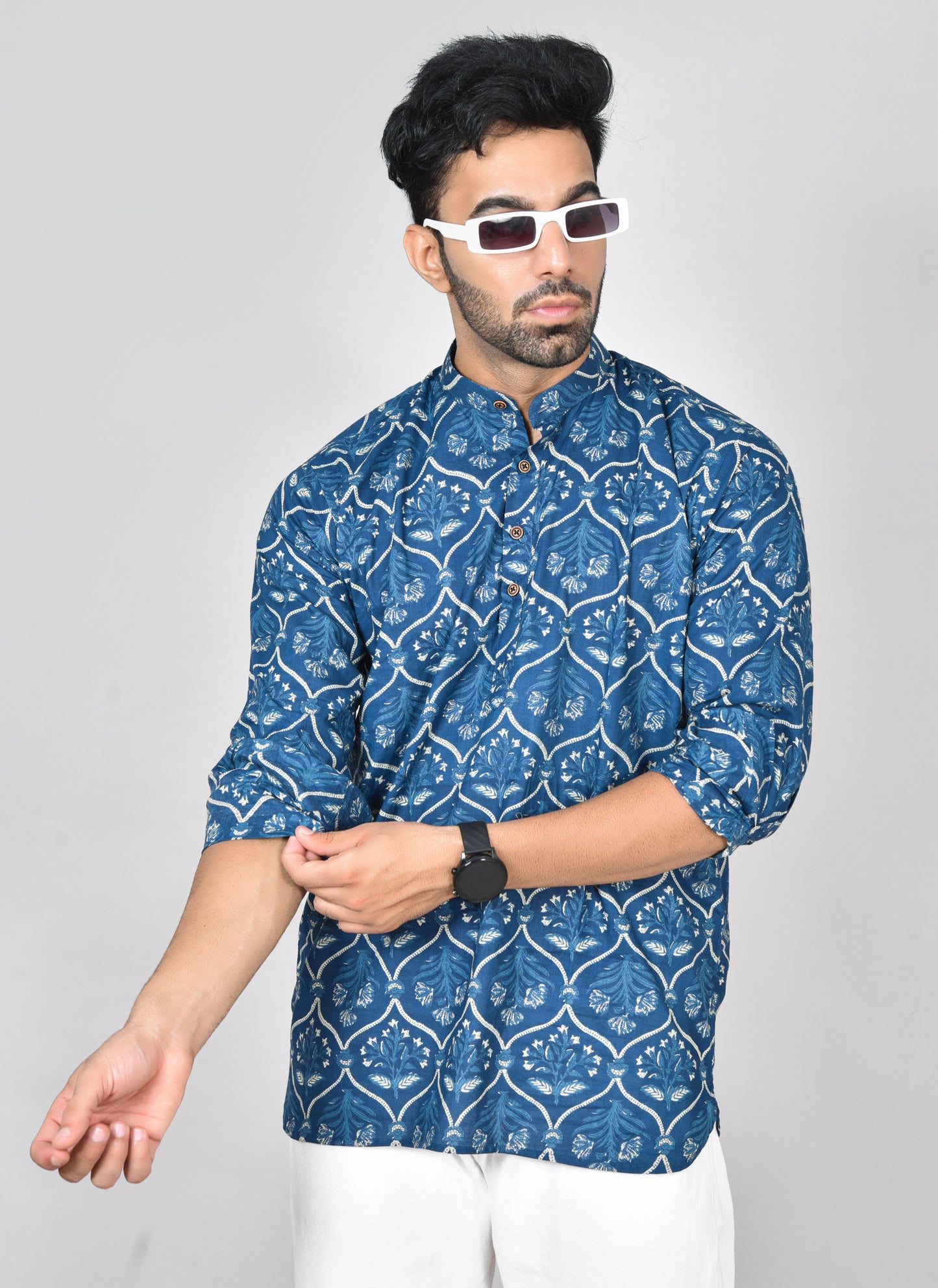 Neelakodi Long Sleeves Kurta