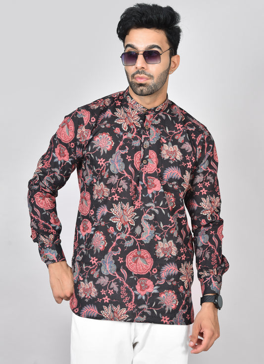 Iravu Poo Long Sleeves Kurta