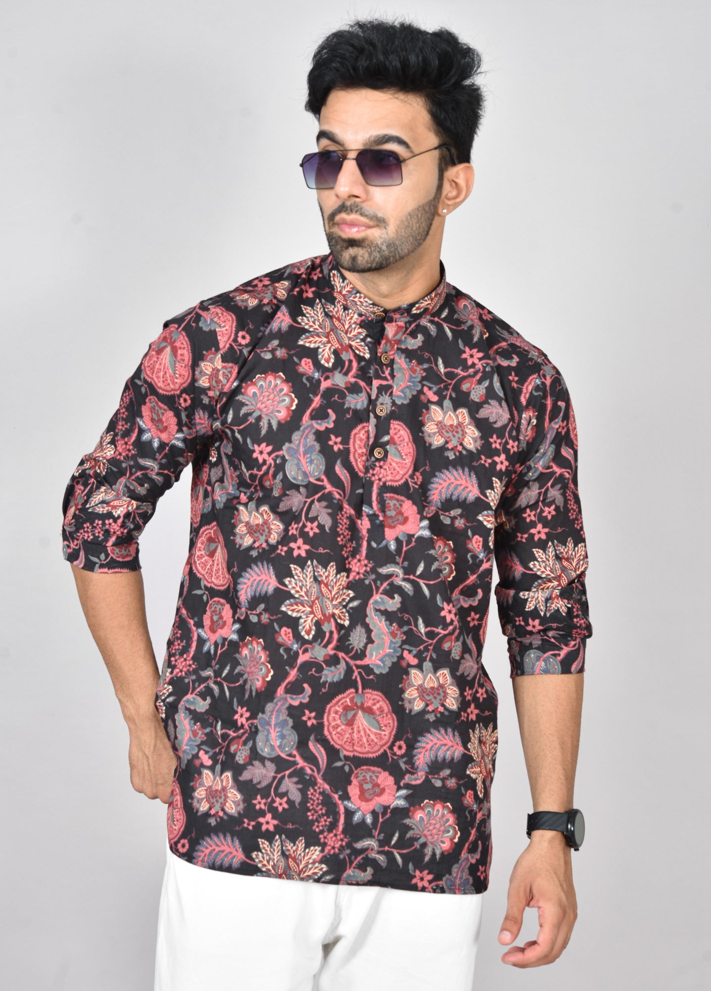 Iravu Poo Long Sleeves Kurta