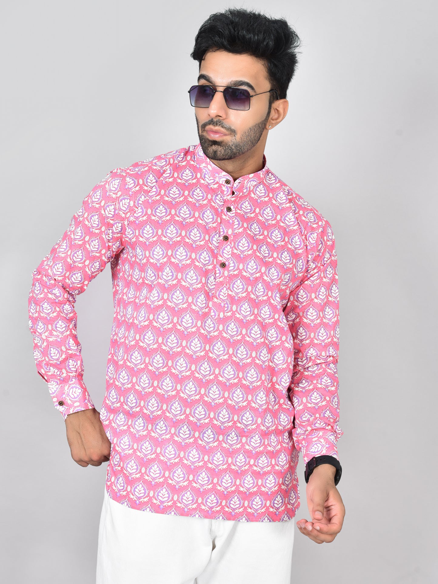 Pinky Patta Long Sleeves Kurta
