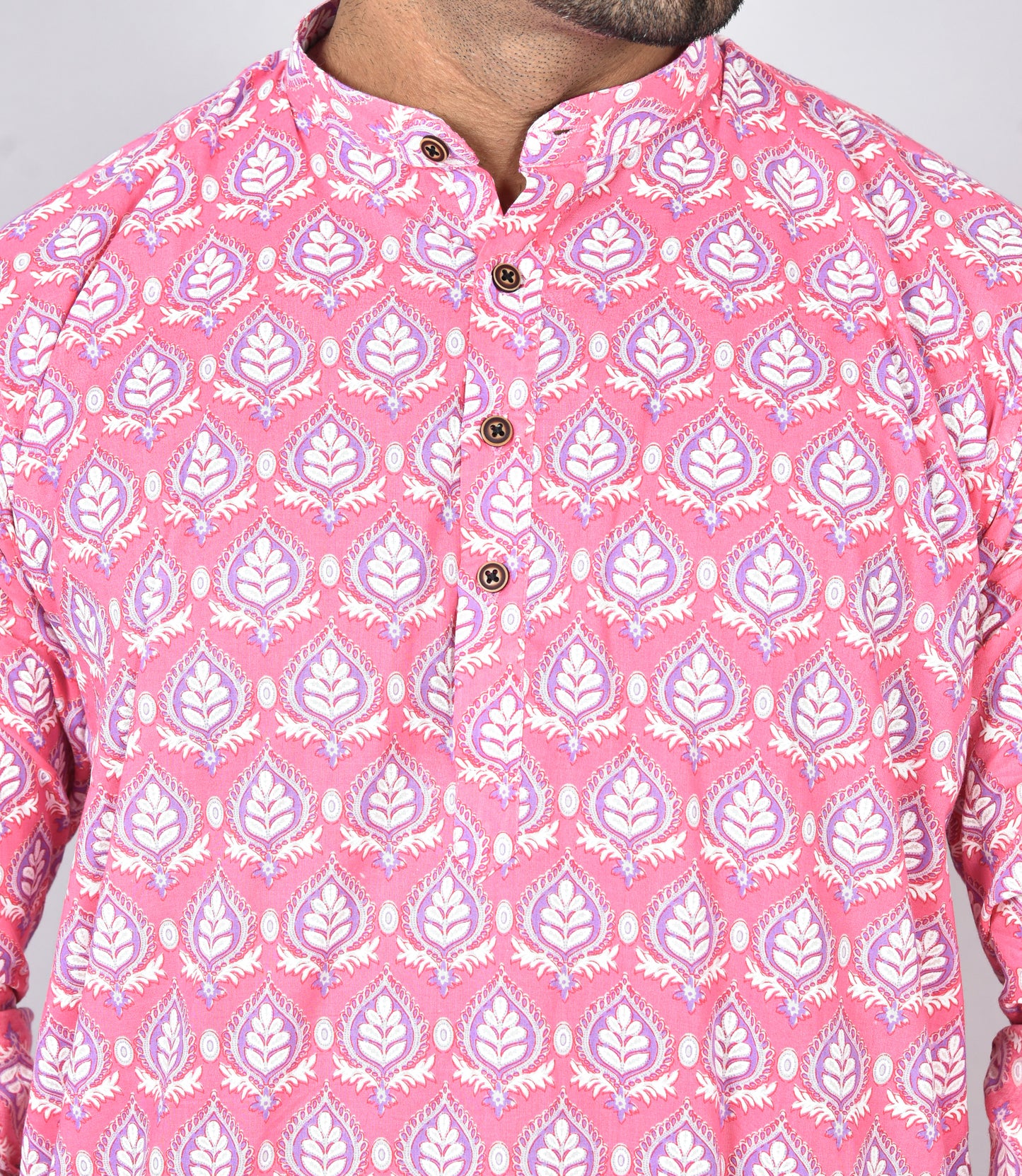 Pinky Patta Long Sleeves Kurta