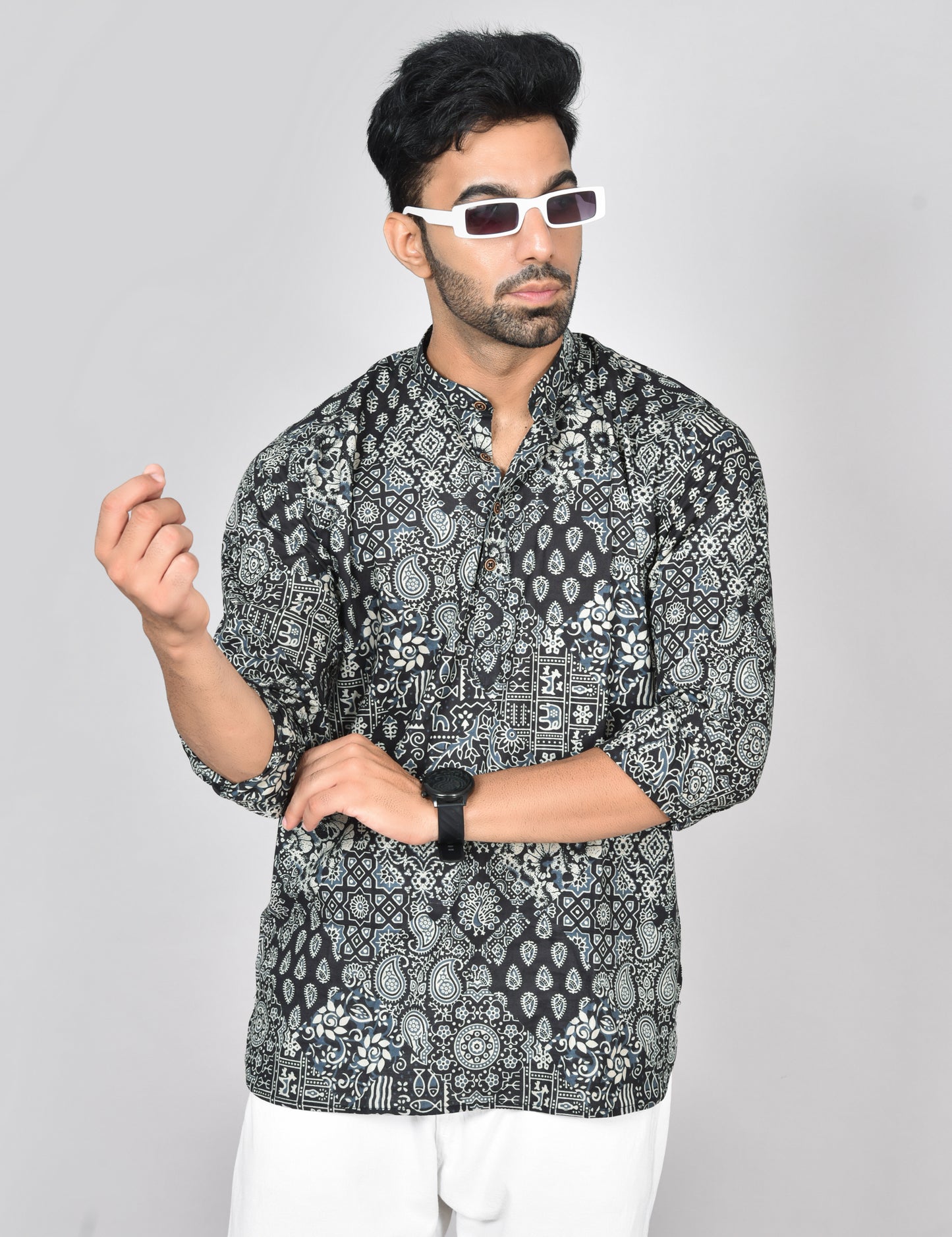 KaruNilam Long Sleeves Kurta