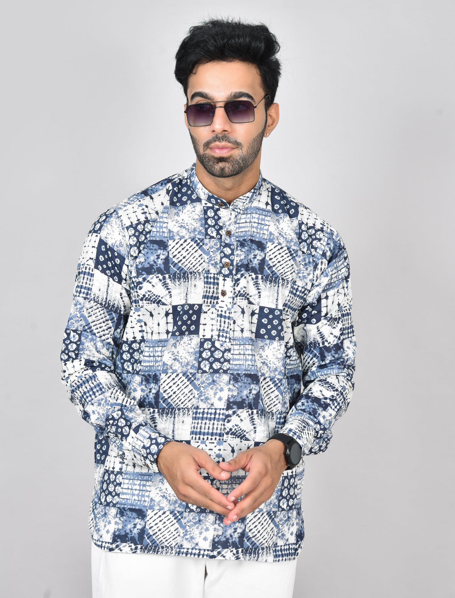 SkyDye Patta Long Sleeves Kurta