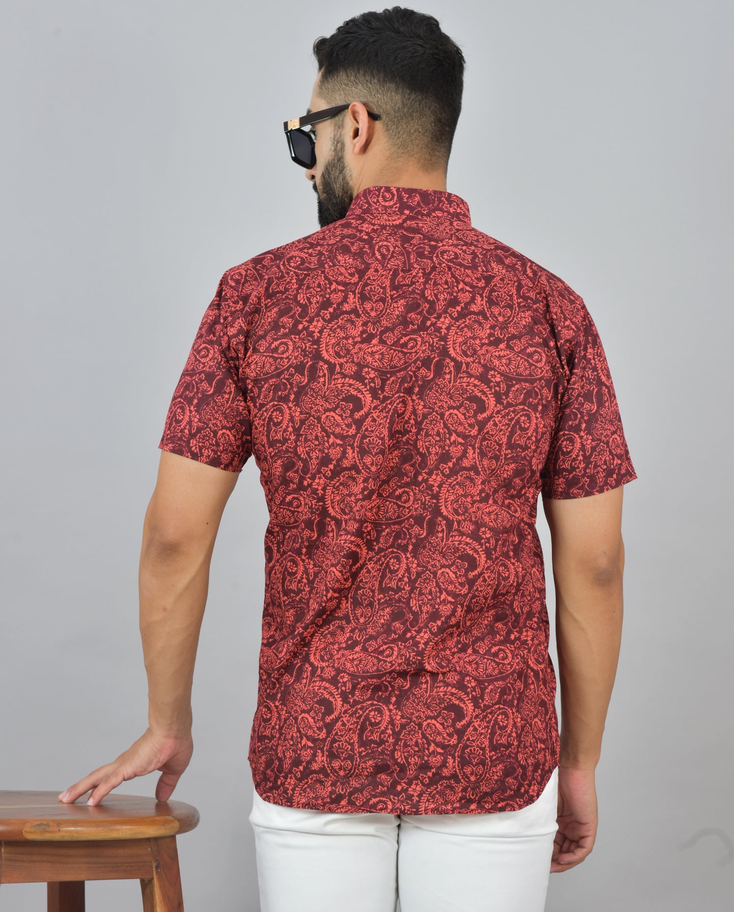 Rustic Paisley Short Sleeve Kurta