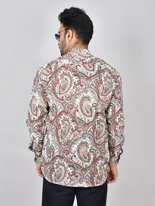 Semmann Paisley Long Sleeves Kurta