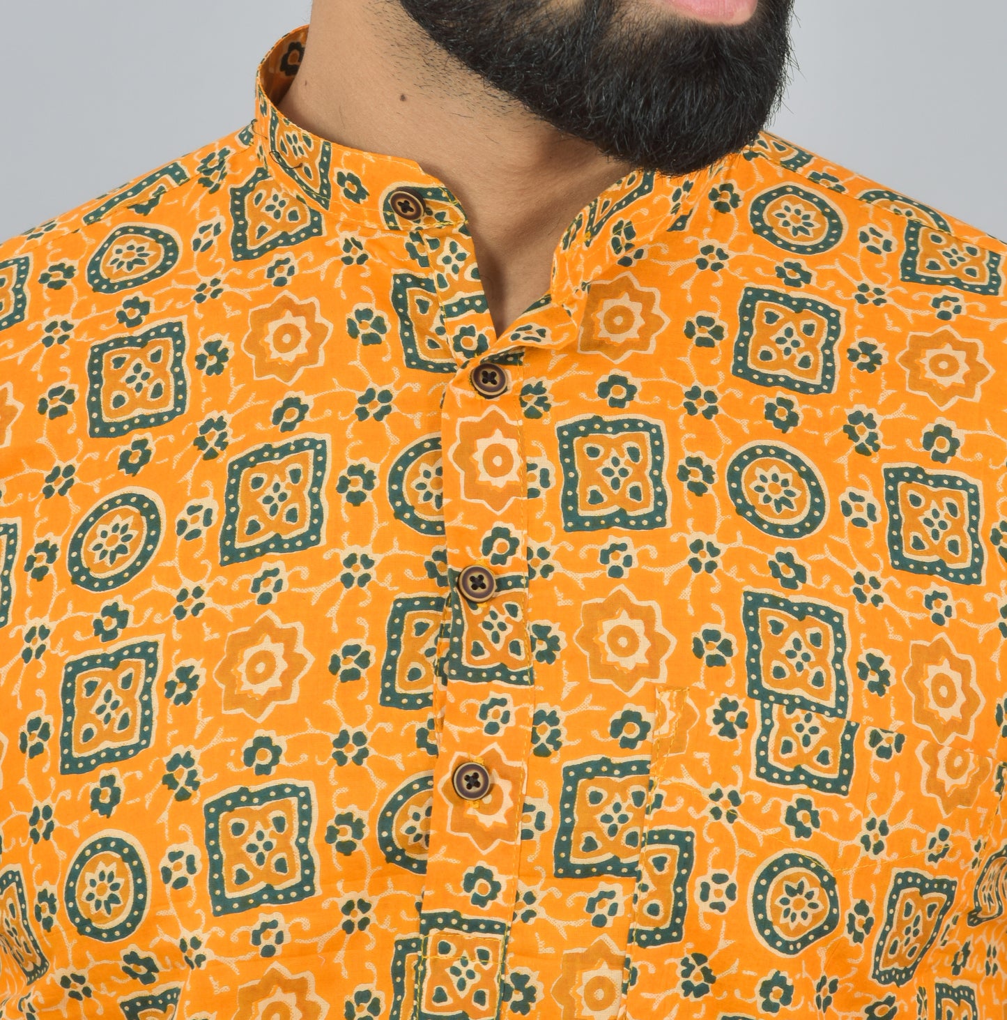 Yellow Spice Short Kurta