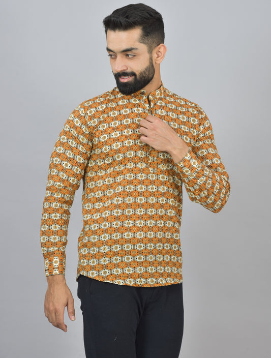 Mandarin Orange Short Kurta