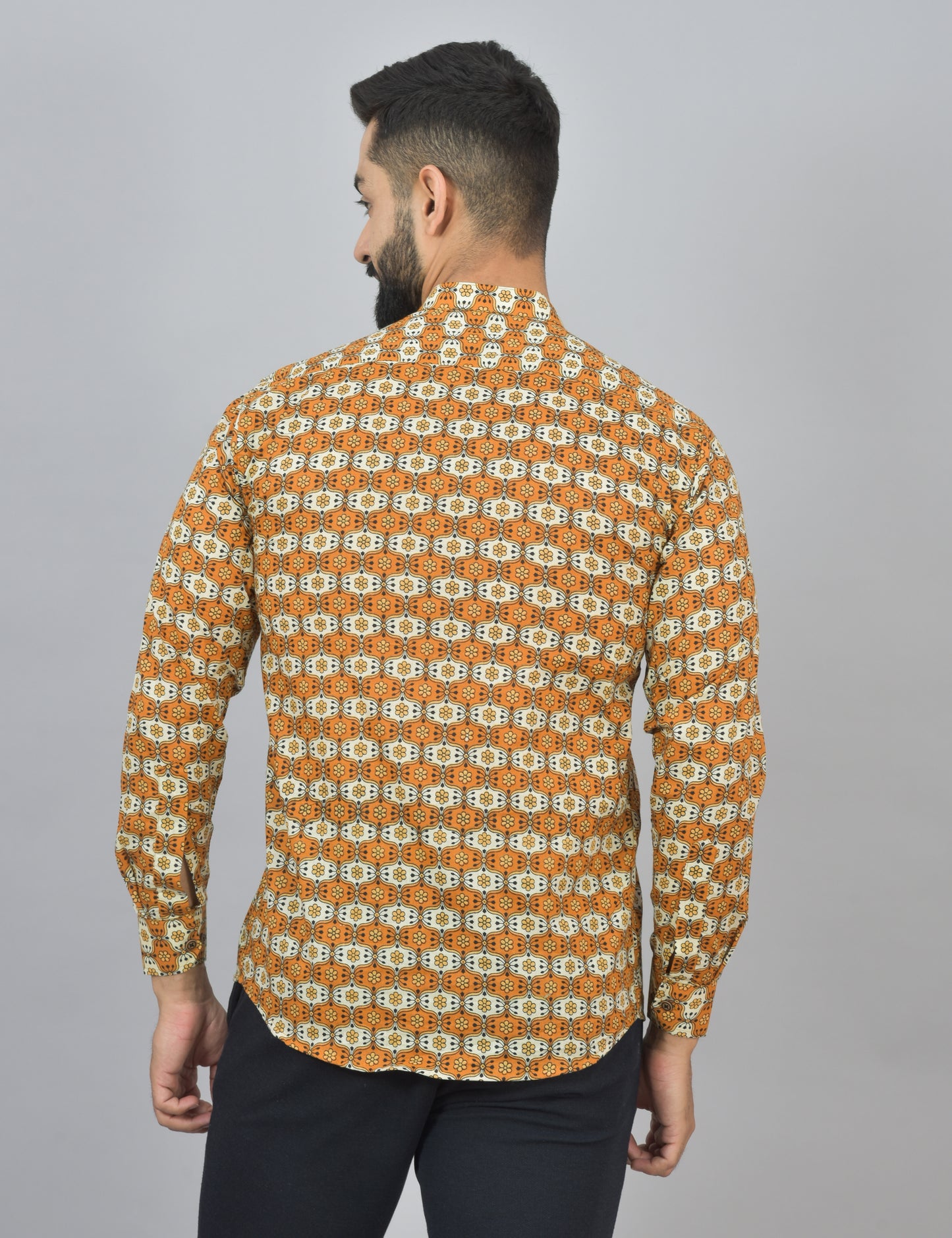 Mandarin Orange Short Kurta