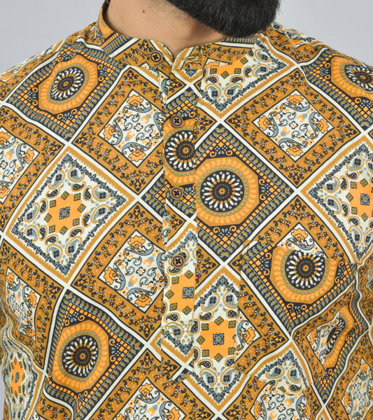 Mosaic Short Kurta