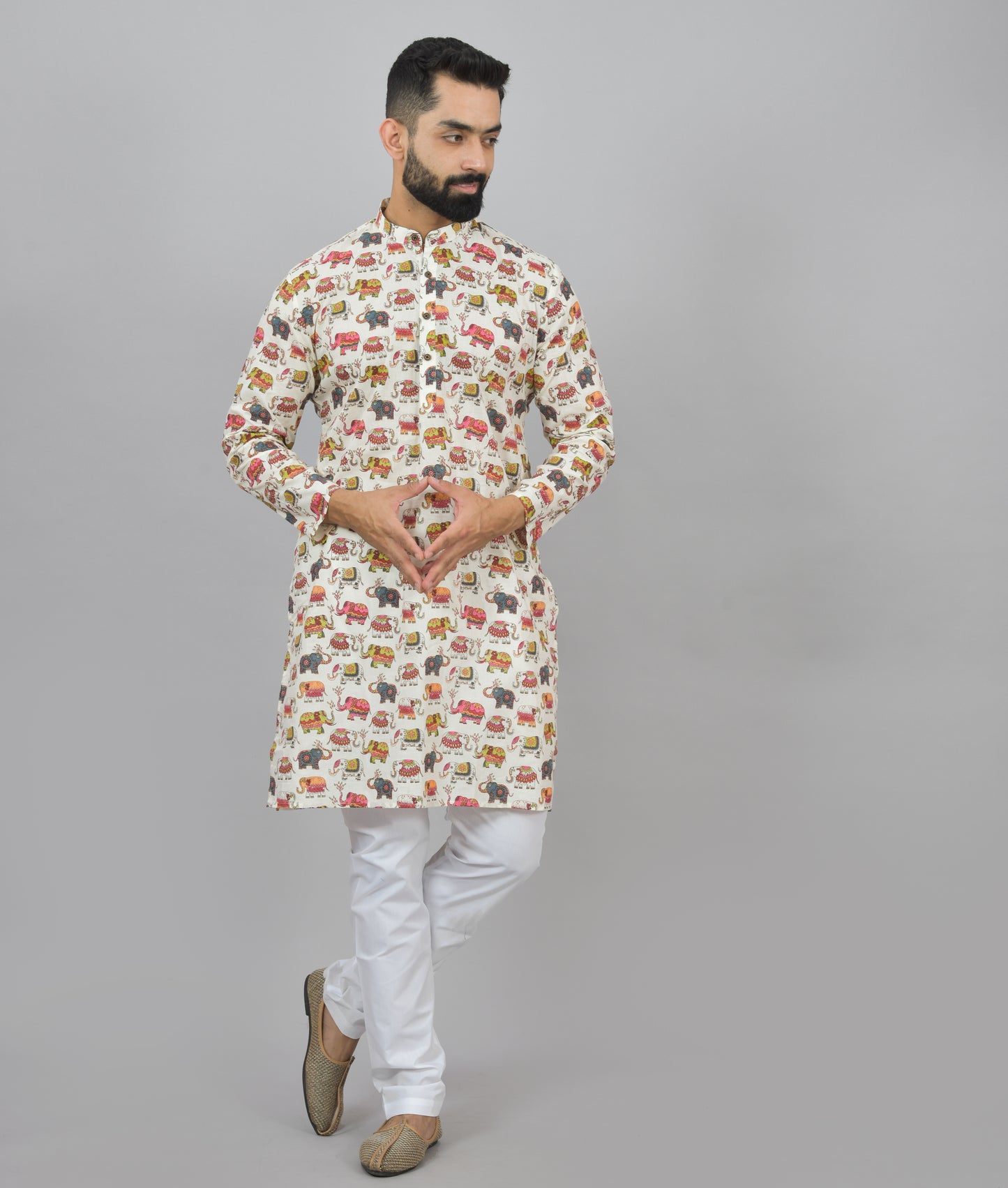 Rajasthan Elephant Long Kurta