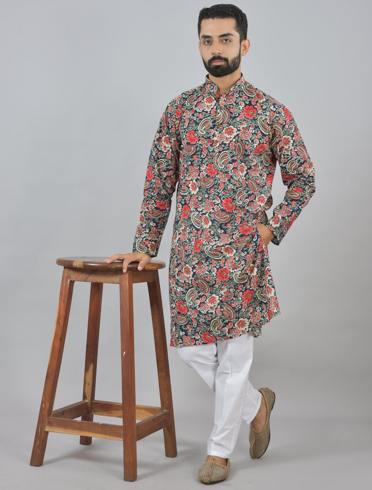 Scarlet Garden Long Kurta