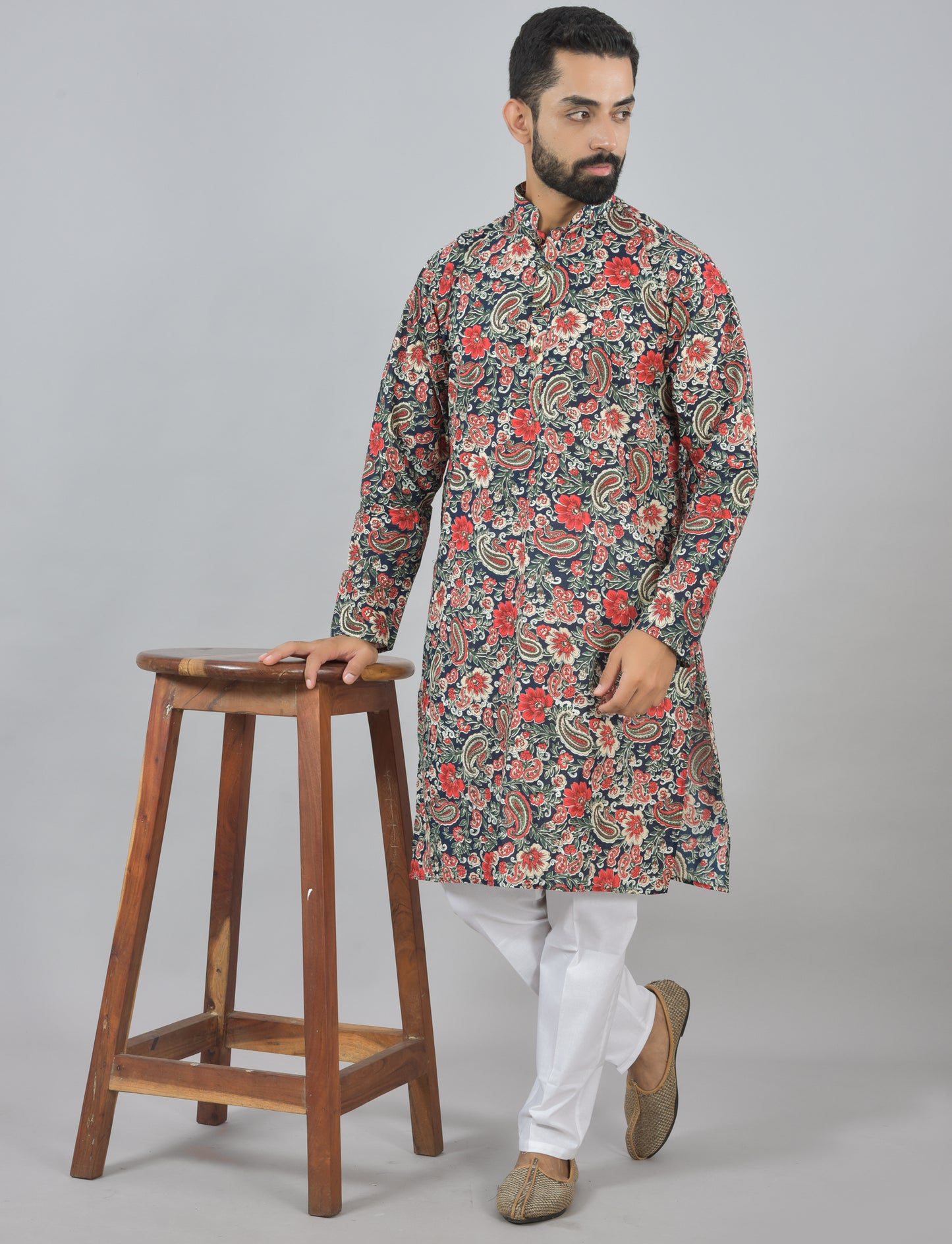 Scarlet Garden Long Kurta