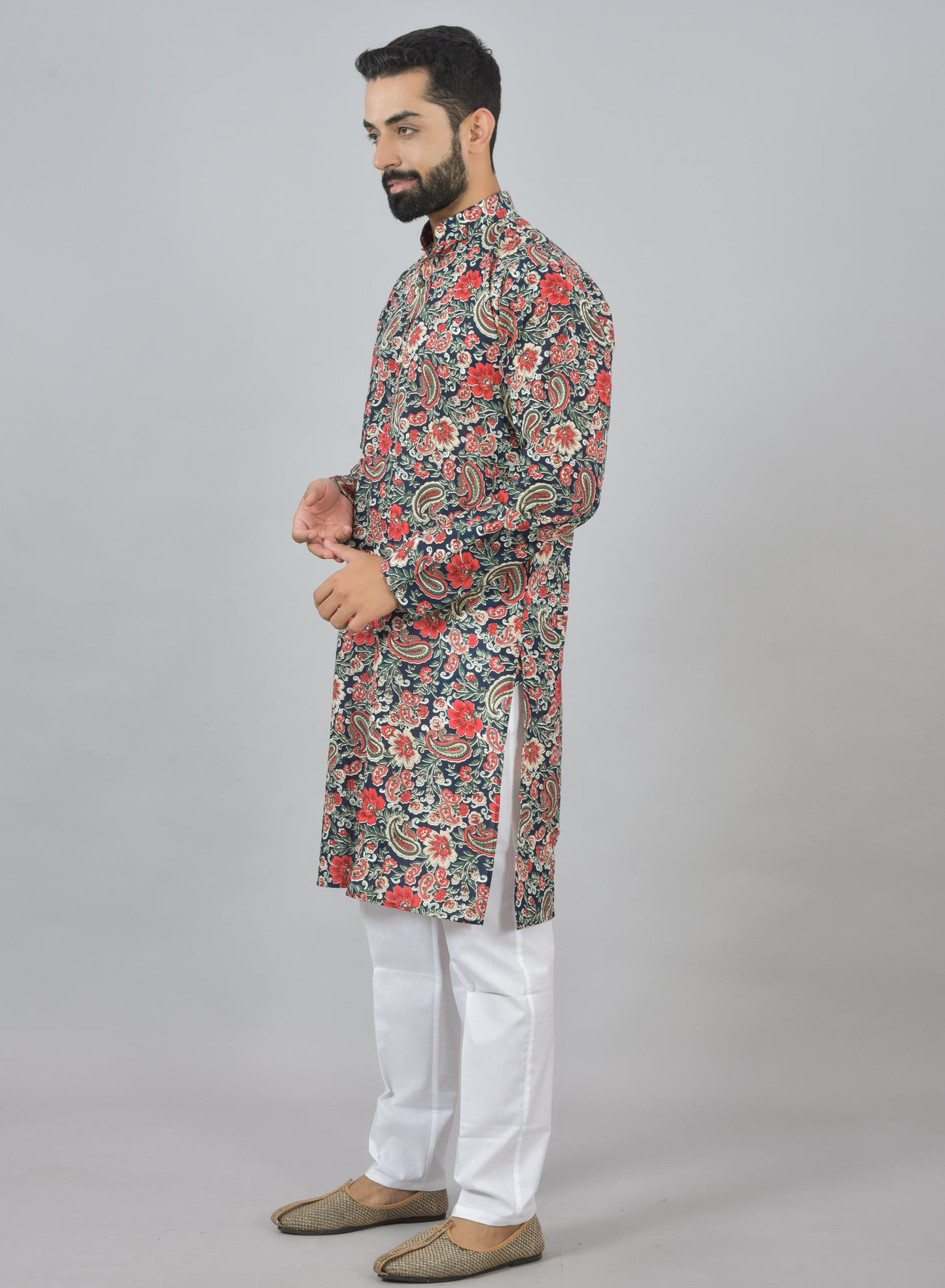 Scarlet Garden Long Kurta