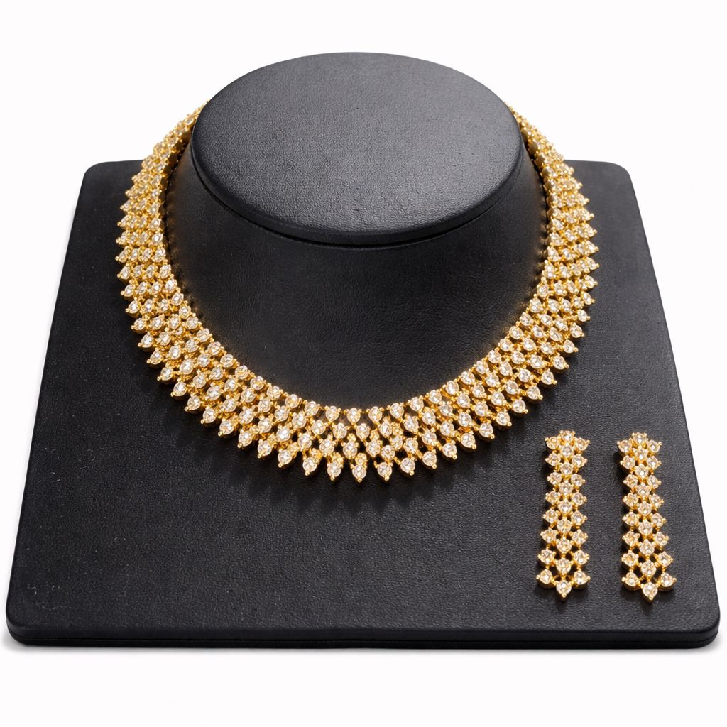 Royal Crystal Necklace Set