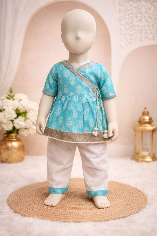 Turquoise Charm Kurti