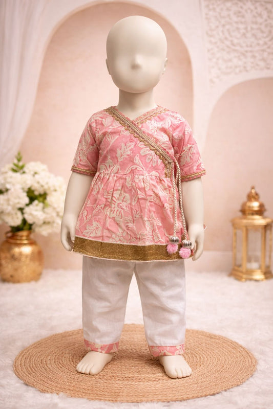 Blush Petal Kurti Set