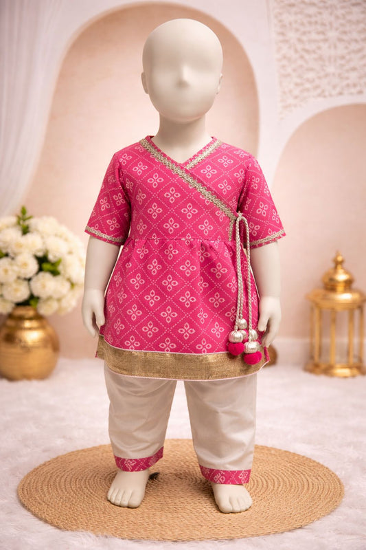 Raspberry Glam Kurti